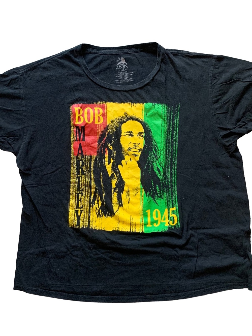 Bob Marley Rasta Graphic Tee